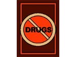 Andersen Classic Creations MessageMat Floor Mat - No Drugs - Brown - 3' x 5' AM-NDB-3X5