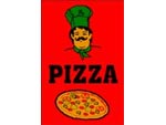 Andersen Classic Creations MessageMat Floor Mat - Pizza - Vertical - 4' x 6' AM-PIZ-4X6A