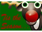 Andersen Digital Holiday Classic Impressions MessageMat Floor Mat - Rudolph - Tis' The Season - 2' x 3' AM-HRUD-2X3