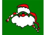 Andersen Classic Creations Holiday MessageMat Floor Mat - Santa - 2.5' x 3' AM-HSAN-2X3