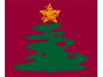 Andersen Classic Creations Holiday MessageMat Floor Mat - Tree - 2.5' x 3' AM-HTRE-2X3