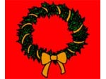 Andersen Classic Creations Holiday MessageMat Floor Mat - Wreath - 2.5' x 3' AM-HWRE-2X3