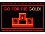 Andersen Classic Creations Motivational MessageMat Floor Mat - Go For The Gold - 4' x 6' AM-GFG-4X6