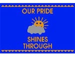Andersen Classic Creations Motivational MessageMat Floor Mat - Our Pride Shines Through - 4' x 6' AM-OUR-4X6