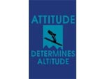 Andersen Classic Creations Motivational MessageMat Floor Mat - Ski Jumper - Attitude Determines Altitude - 3' x 5' AM-SKI-3X5