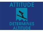 Andersen Classic Creations Motivational MessageMat Floor Mat - Ski Jumper - Attitude Determines Altitude - 4' x 6' AM-SKI-4X6