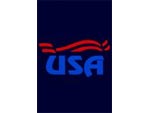 Andersen Classic Creations Patriotic MessageMat Floor Mat - USA - Dark Blue - 4' x 6' AM-USA-A-4X6