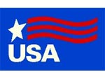 Andersen Classic Creations Patriotic MessageMat Floor Mat - USA - Light Blue - 3' x 5' AM-USA-B-3X5