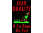 Andersen Computuft Quality Themed MessageMat Floor Mat - A Cut Above The Rest - 3' x 5' AM-QACU-3X5