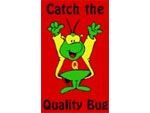 Andersen Computuft Quality Themed MessageMat Floor Mat - Catch The Quality Bug - 3' x 5' AM-QCAT-3X5