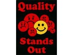 Andersen Computuft Quality Themed MessageMat Floor Mat - Quality Stands Out - 3' x 4' AM-QSTA-3X4