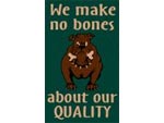Andersen Computuft Quality Themed MessageMat Floor Mat - We Make No Bones About Our Quality - 3' x 5' AM-QWEM-3X5