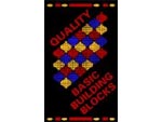 Andersen Digital Classic Impressions Quality Themed MessageMat Floor Mat - Basic Building Blocks - 3' x 5' AM-QBAS-3X5