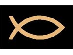 Andersen Classic Creations Religious MessageMat Floor Mat - Fish - Horizontal - 3' x 5' AM-RFISB-3X5