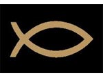 Andersen Classic Creations Religious MessageMat Floor Mat - Fish - Horizontal - 4' x 6' AM-RFISB-4X6