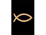 Andersen Classic Creations Religious MessageMat Floor Mat - Fish - Vertical - 4' x 6' AM-RFISA-4X6