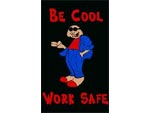 Andersen Computuft Safety MessageMat Floor Mat - Be Cool Work Safe - 3' x 5' AM-SAF-BEC-3X5