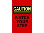 Andersen Computuft Safety MessageMat Floor Mat - CAUTION Watch Your Step - 3' x 5'