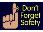 Andersen Computuft Safety MessageMat Floor Mat - Don't Forget Safety - 4' x 6' AM-SAF-DFS-4X6