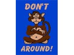 Andersen Computuft Safety MessageMat Floor Mat - Don't Monkey Around - 3' x 4' AM-SAF-MON-3X4