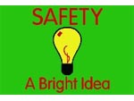 Andersen Computuft Safety MessageMat Floor Mat - SAFETY A Bright Idea - 4' x 6' AM-SAF-ABI-4X6