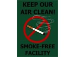 Andersen Digital Classic Impressions Safety MessageMat Floor Mat - Smoke Free Facility - 3' x 4' AM-SAF-SMO-3X4