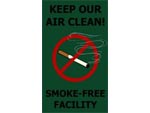 Andersen Digital Classic Impressions Safety MessageMat Floor Mat - Smoke Free Facility - 3' x 5' AM-SAF-SMO-3X5
