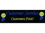 Andersen Computuft Supermarket MessageMat Floor Mat - Customer Service - 3' x 10' AM-SPMCT-CSV-3X10
