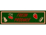 Andersen Computuft Supermarket MessageMat Floor Mat - Fresh Produce - 3' x 10' AM-SPMCT-PRO-3X10