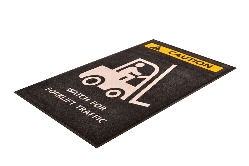 Watch for Forklift Entrance Safety Message Mat