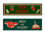 Supermarket Message Entrance Mats & Grocery Store Graphic Floor Mats - Commercial Message & Graphic Mats