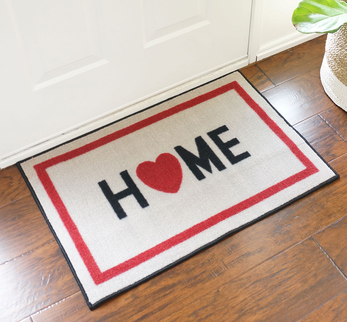 Home w/ Heart Door Mat Commercial Floor Matting