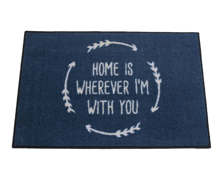 2' x 3' Home Is Wherever I'm With You Doormat