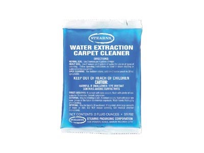 Stearns Portion Control One Packs™ ST-702 Low-Foam Water Extraction Carpet Cleaner - (72) 2 fl. oz. Packets - Heavy-Duty Carpet Cleaning Chemicals