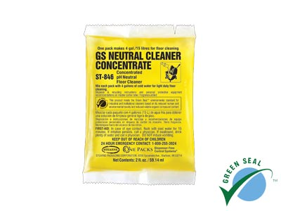 Stearns Portion Control One Packs™ ST-846 GS Neutral Cleaner Concentrate - (72) 2 fl. oz. Packets - Heavy-Duty Carpet Cleaning Chemicals