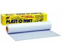 Warp Bros. [PM50] Plast-O-Mat® Ribbed Plastic Floor Runner - Clear - 30" x 50' Roll