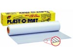 Warp Bros. [PM50] Plast-O-Mat Ribbed Plastic Floor Runner - Clear - 30" x 50' Roll 632260