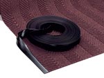 Andersen [925] Heavy-Duty Carpet Matting Beveled Nosing - 50' Roll - 1 1/2" Edge - Black AM-925-50