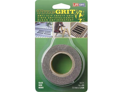 Buy floor aids products - Life-Safe [RE171] Anti-Slip Safety Grit Tape - Black - 1\" x 8\' - Floor Mat Safety Products & Accessories