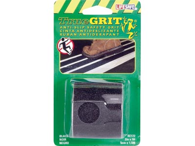 Life-Safe® [RE172] Anti-Slip Safety Grit Tape - Black - 2" x 5' - Floor Mat Safety Products &amp; Accessories