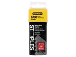 Stanley [TRC604T] 1/4" Heavy Duty Staples - 1,000 Pack 354271