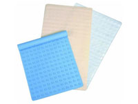 14" x 22" Homz Gripper Suction Cup Bathtub Shower Mat - Small - White 621226