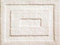 21" x 17" InterDesign Microfiber Polyester Bath & Spa Rug - Small - Natural 624365