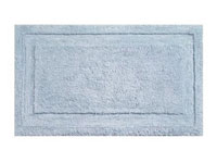 34" x 21" InterDesign Microfiber Polyester Bath & Spa Rug - Large - Blue 624497