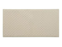 16" x 27.75" Homz Gripper Suction Cup Bathtub Shower Mat - Medium - Ecru 629760