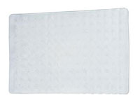16" x 27.75" Homz Gripper Suction Cup Bathtub Shower Mat - Medium - White 635904