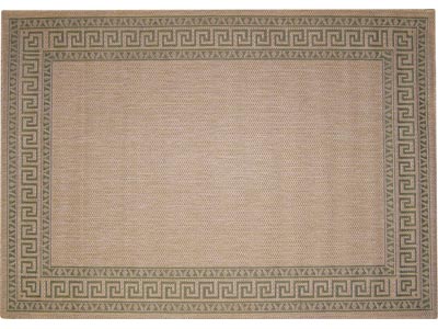 24" x 36" Flat Weave Indoor/Outdoor Area Mat - Sedona - Greek Key - Green - Residential Matting &amp; Carpeting