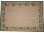 24" x 36" Flat Weave Indoor/Outdoor Area Mat - Sedona - Square - Green