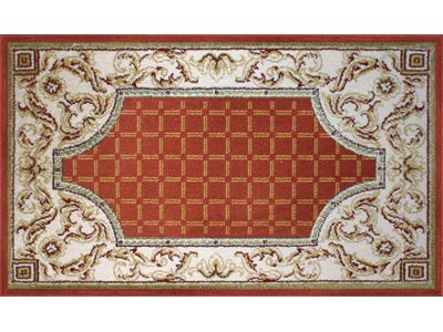 26" x 36" Heat Set Jute/Cotton Backed Indoor Area Mat - Torino - Copper - Residential Matting &amp; Carpeting