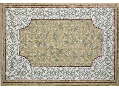26" x 36" Heat Set Jute/Cotton Backed Indoor Area Mat - Napoli - Gold - Residential Matting &amp; Carpeting